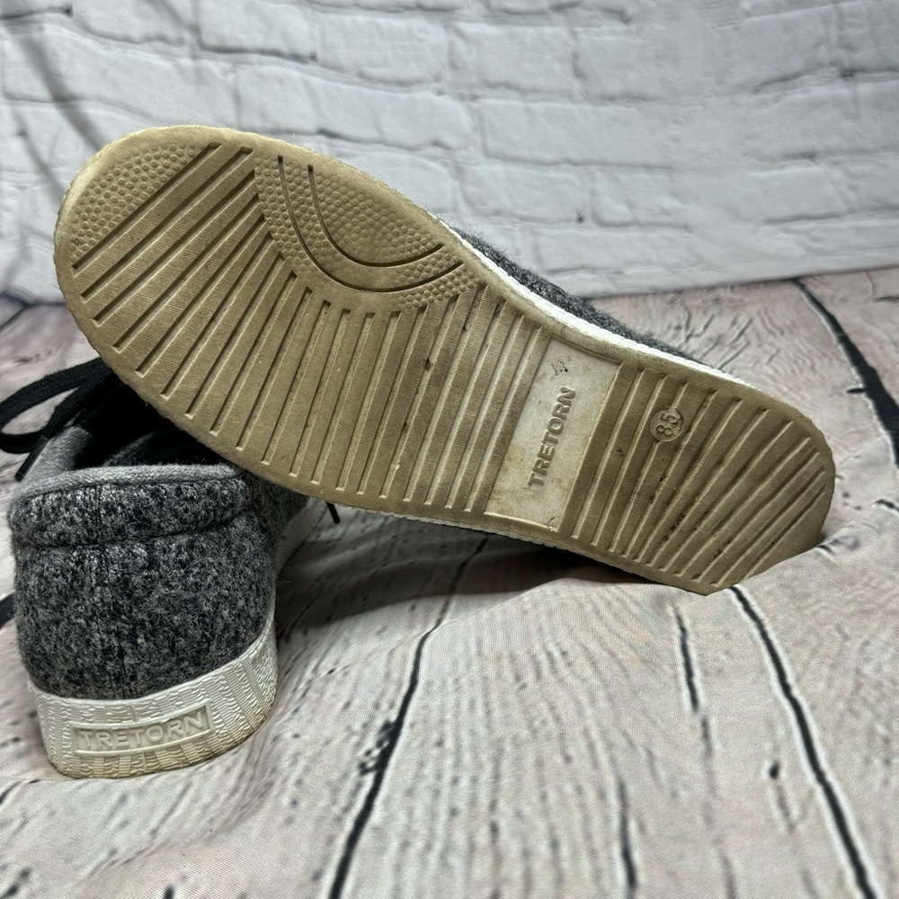 Tretorn Gray and Black Sneakers - Picture 3 of 11